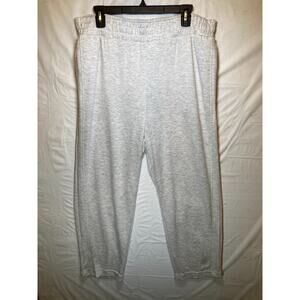 Danskin Women's Gray Pants Wide Leg Stretch Pull On Soft Stretchy XL